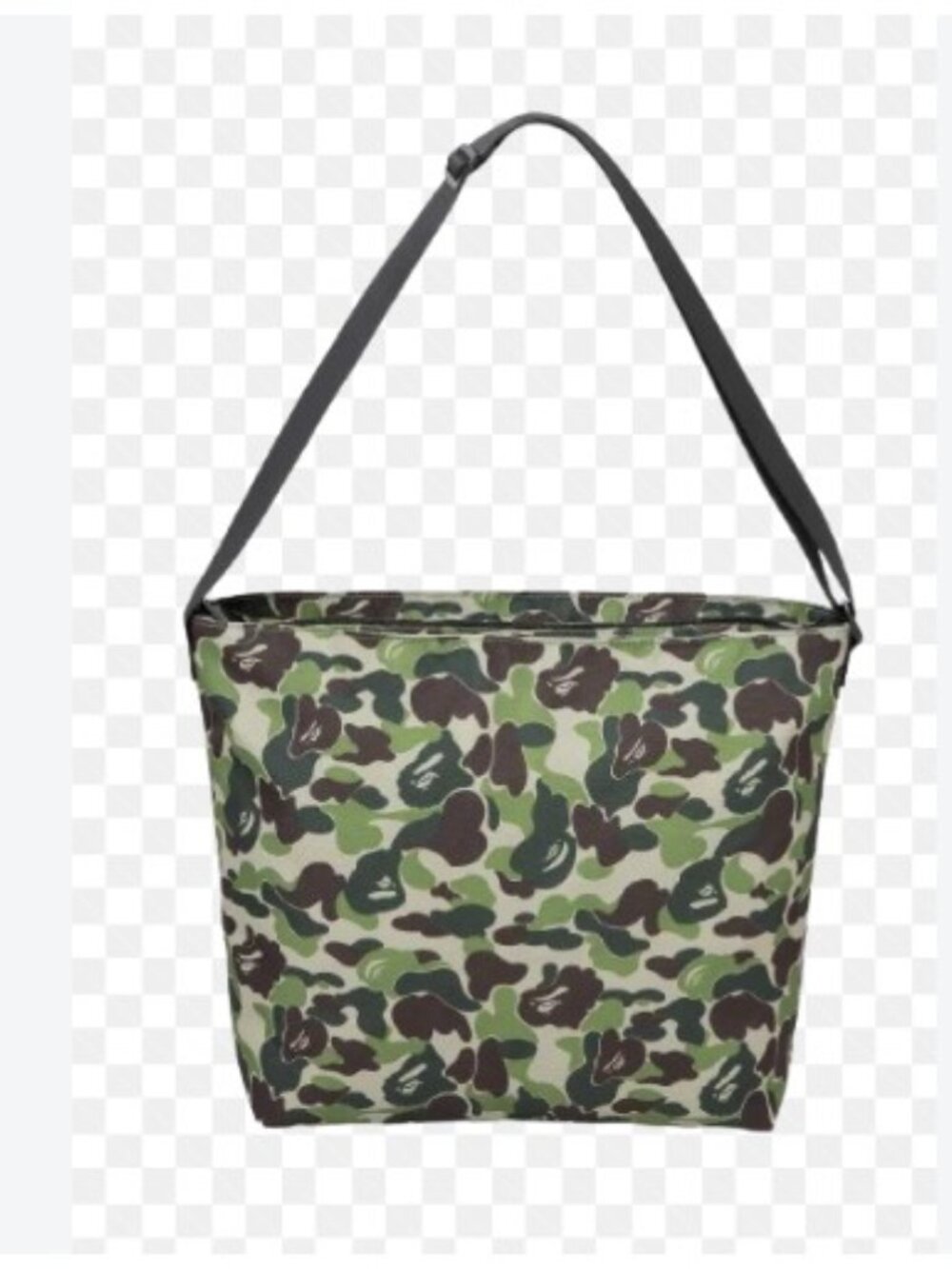 Authentic BAPE Camo Crossbody Bag in Green & Black
